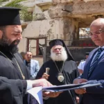 تفقد بابا الروم الأرثوذكس لموقع مستشفى البطريركية الجديد في الإسكندرية