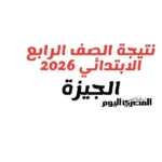 نتيجة الصف الرابع الابتدائي 2026 في الجيزة متاحة الآن بالرقم القومي
