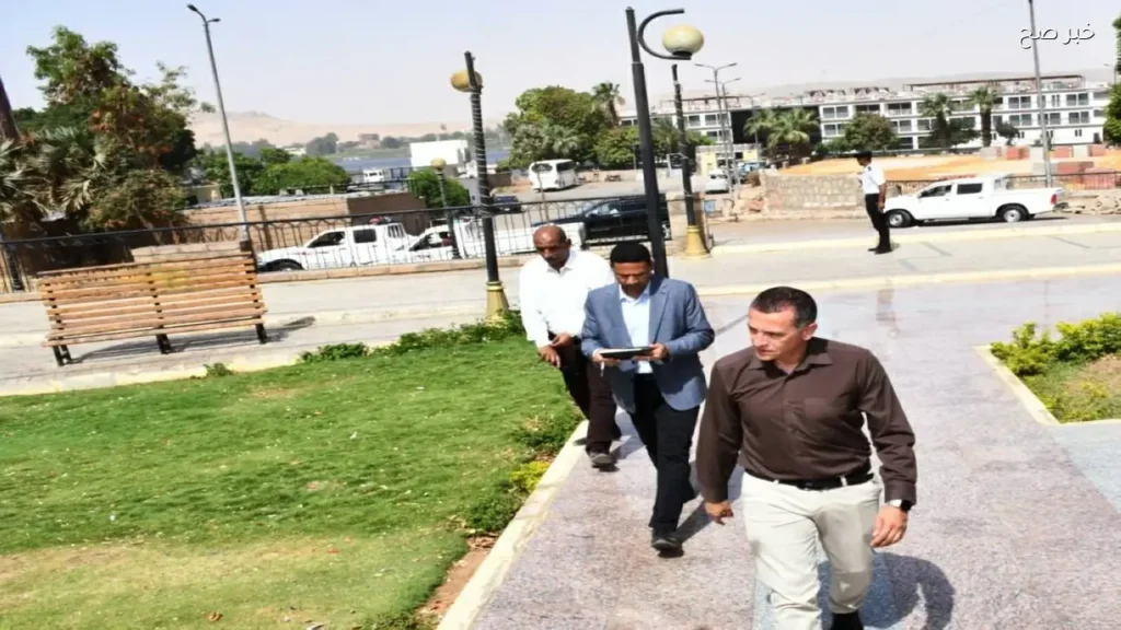 تطوير حديقة الورد في أسوان على مساحة 7 آلاف متر