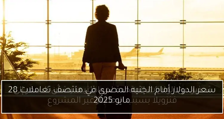 سعر الدولار أمام الجنيه المصري في منتصف تعاملات 28 مايو 2025