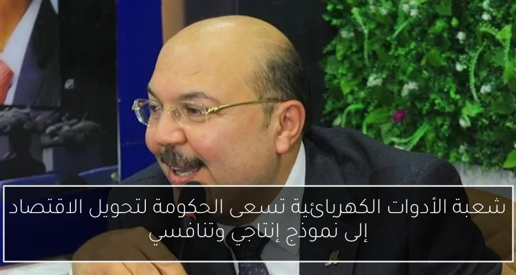 شعبة الأدوات الكهربائية تسعى الحكومة لتحويل الاقتصاد إلى نموذج إنتاجي وتنافسي