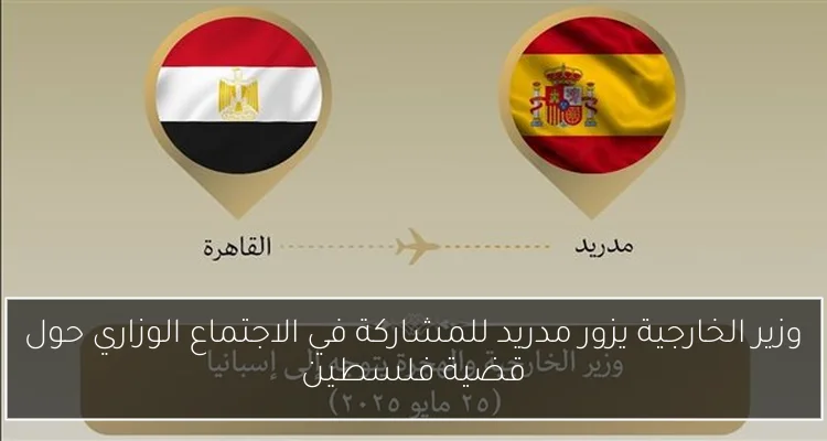 وزير الخارجية يزور مدريد للمشاركة في الاجتماع الوزاري حول قضية فلسطين