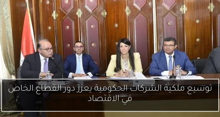 توسيع ملكية الشركات الحكومية يعزز دور القطاع الخاص في الاقتصاد