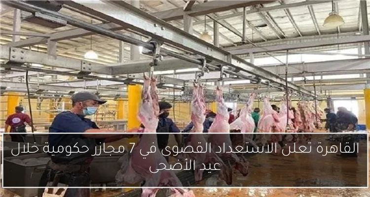 القاهرة تعلن الاستعداد القصوى في 7 مجازر حكومية خلال عيد الأضحى