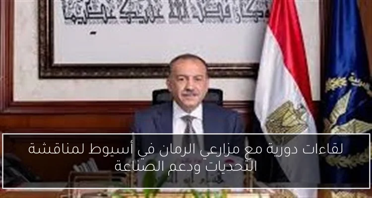 لقاءات دورية مع مزارعي الرمان في أسيوط لمناقشة التحديات ودعم الصناعة
