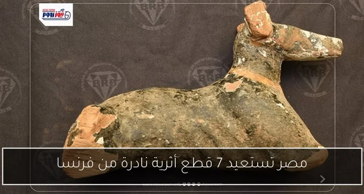 مصر تستعيد 7 قطع أثرية نادرة من فرنسا