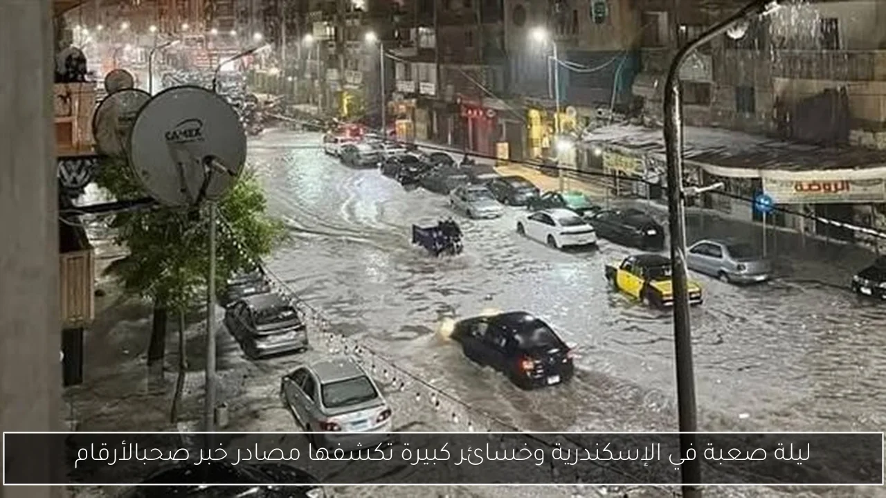 ليلة صعبة في الإسكندرية وخسائر كبيرة تكشفها مصادر خبر صحبالأرقام