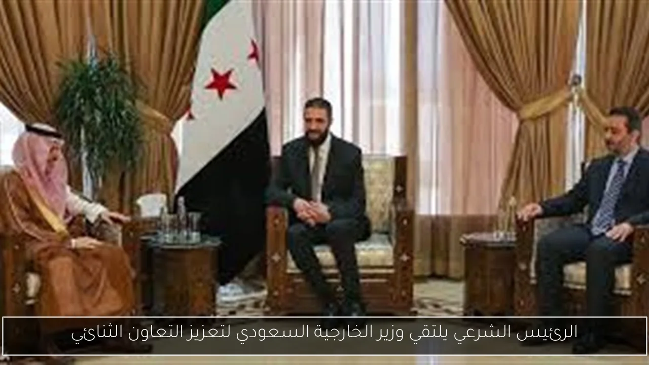 الرئيس الشرعي يلتقي وزير الخارجية السعودي لتعزيز التعاون الثنائي