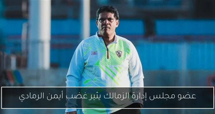 عضو مجلس إدارة الزمالك يثير غضب أيمن الرمادي