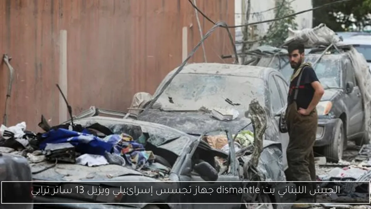 الجيش اللبناني يت dismantle جهاز تجسس إسرائيلي ويزيل 13 ساتر ترابي