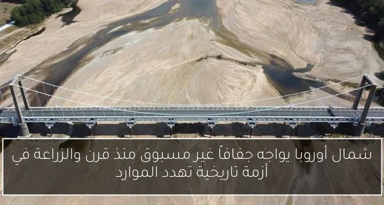 شمال أوروبا يواجه جفافاً غير مسبوق منذ قرن والزراعة في أزمة تاريخية تهدد الموارد