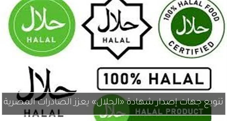 تنويع جهات إصدار شهادة «الحلال» يعزز الصادرات المصرية