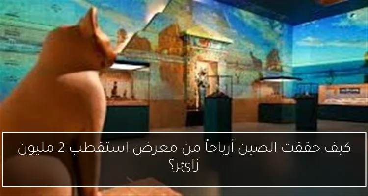 كيف حققت الصين أرباحاً من معرض استقطب 2 مليون زائر؟