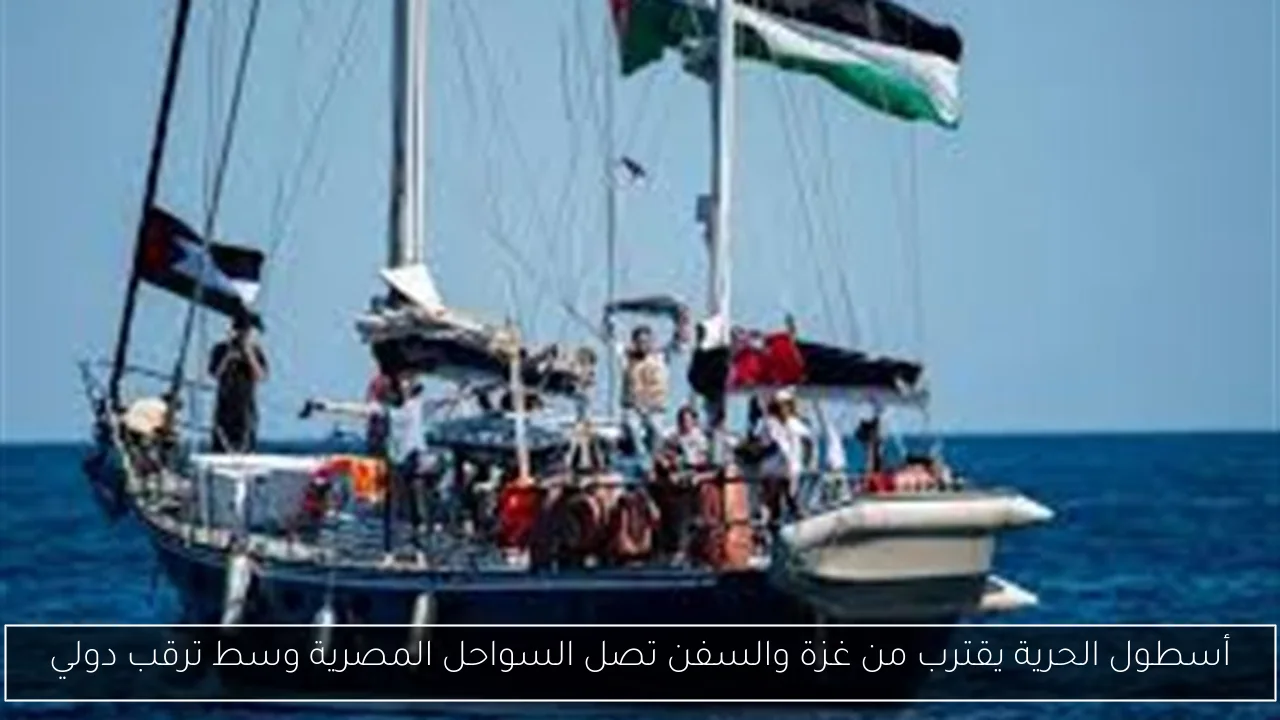 أسطول الحرية يقترب من غزة والسفن تصل السواحل المصرية وسط ترقب دولي