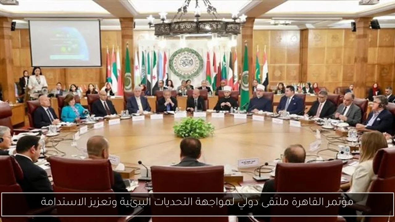 مؤتمر القاهرة ملتقى دولي لمواجهة التحديات البيئية وتعزيز الاستدامة