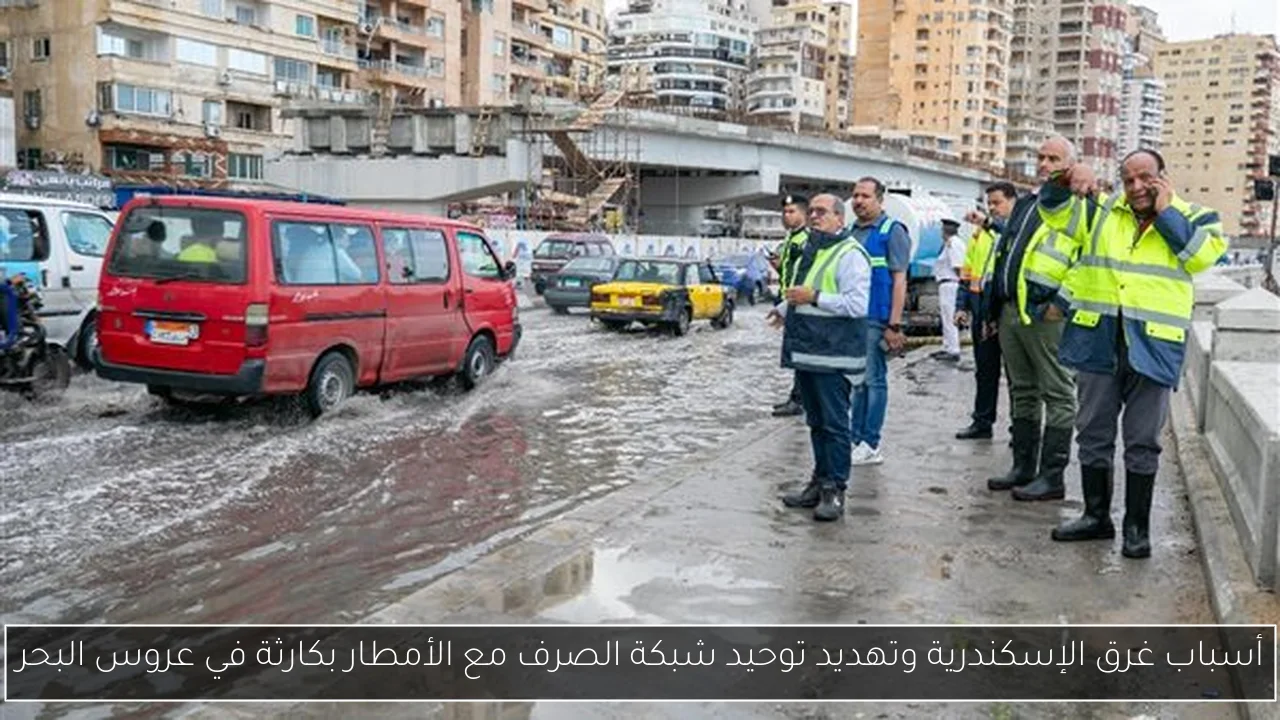 أسباب غرق الإسكندرية وتهديد توحيد شبكة الصرف مع الأمطار بكارثة في عروس البحر
