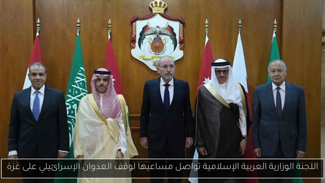 اللجنة الوزارية العربية الإسلامية تواصل مساعيها لوقف العدوان الإسرائيلي على غزة