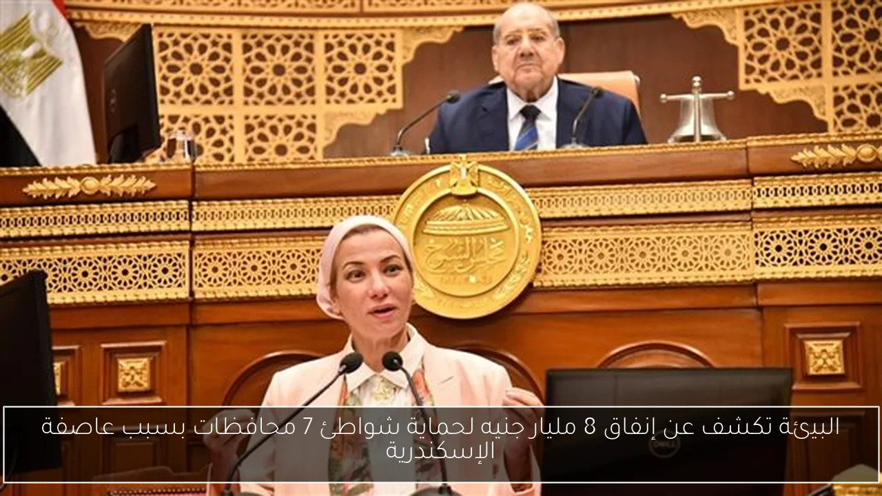 البيئة تكشف عن إنفاق 8 مليار جنيه لحماية شواطئ 7 محافظات بسبب عاصفة الإسكندرية
