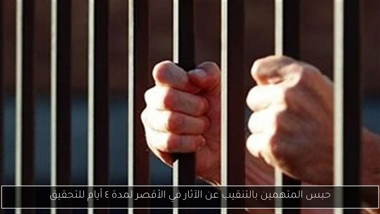 حبس المتهمين بالتنقيب عن الآثار في الأقصر لمدة ٤ أيام للتحقيق