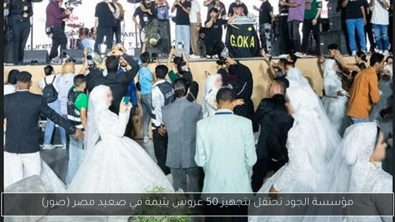 مؤسسة الجود تحتفل بتجهيز 50 عروس يتيمة في صعيد مصر (صور)