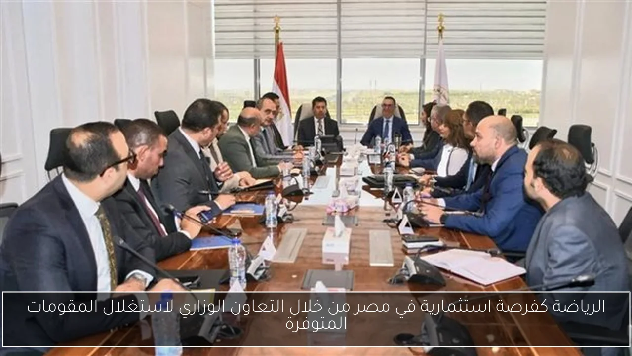 الرياضة كفرصة استثمارية في مصر من خلال التعاون الوزاري لاستغلال المقومات المتوفرة