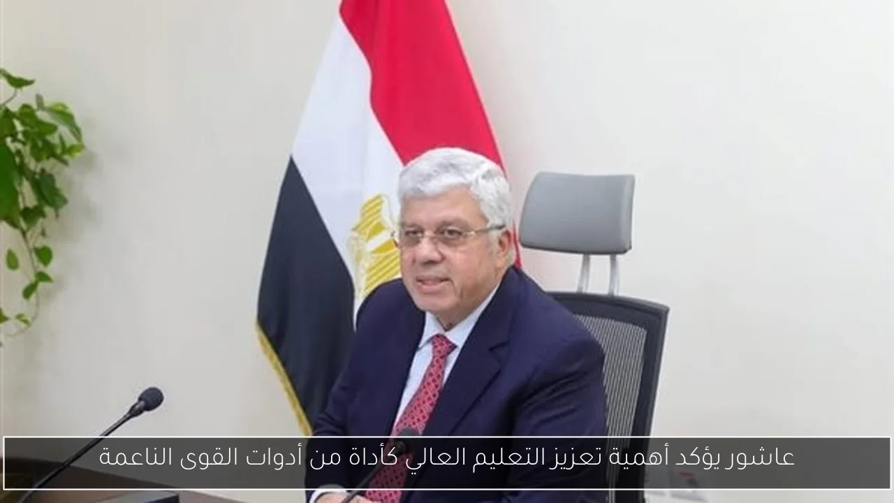 عاشور يؤكد أهمية تعزيز التعليم العالي كأداة من أدوات القوى الناعمة