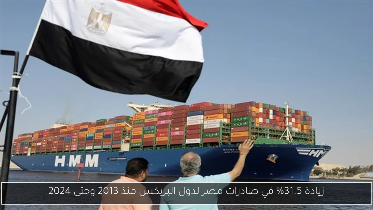 زيادة 31.5% في صادرات مصر لدول البريكس منذ 2013 وحتى 2024