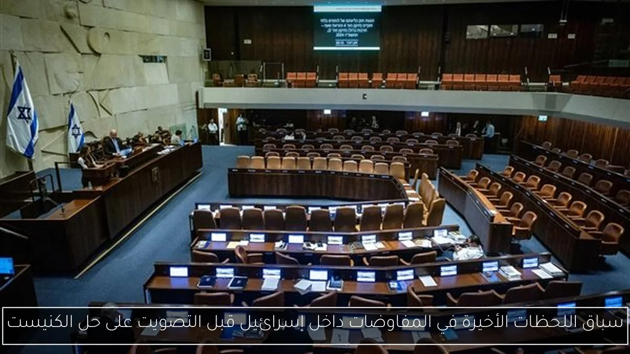 سباق اللحظات الأخيرة في المفاوضات داخل إسرائيل قبل التصويت على حل الكنيست