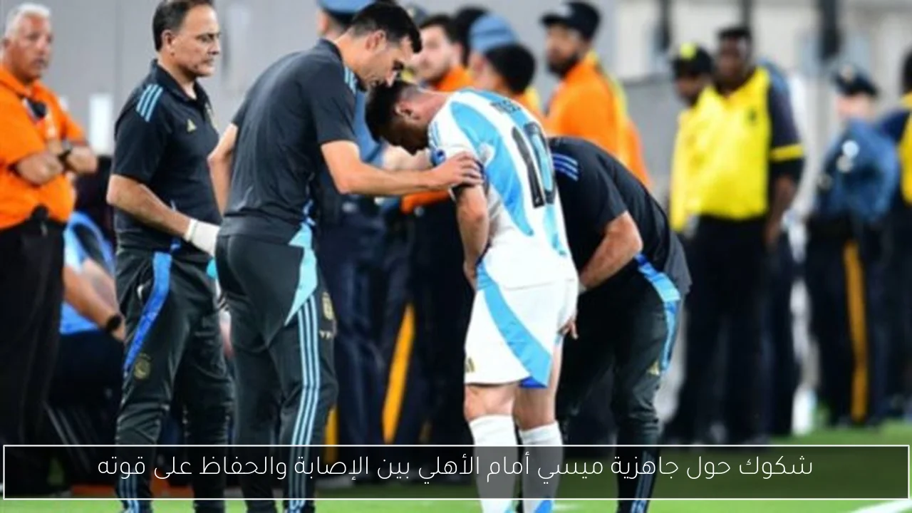 شكوك حول جاهزية ميسي أمام الأهلي بين الإصابة والحفاظ على قوته
