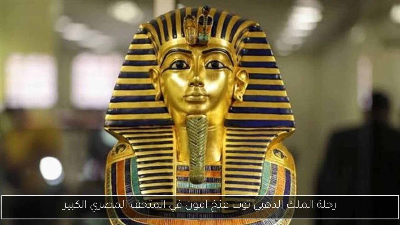 رحلة الملك الذهبي توت عنخ آمون في المتحف المصري الكبير
