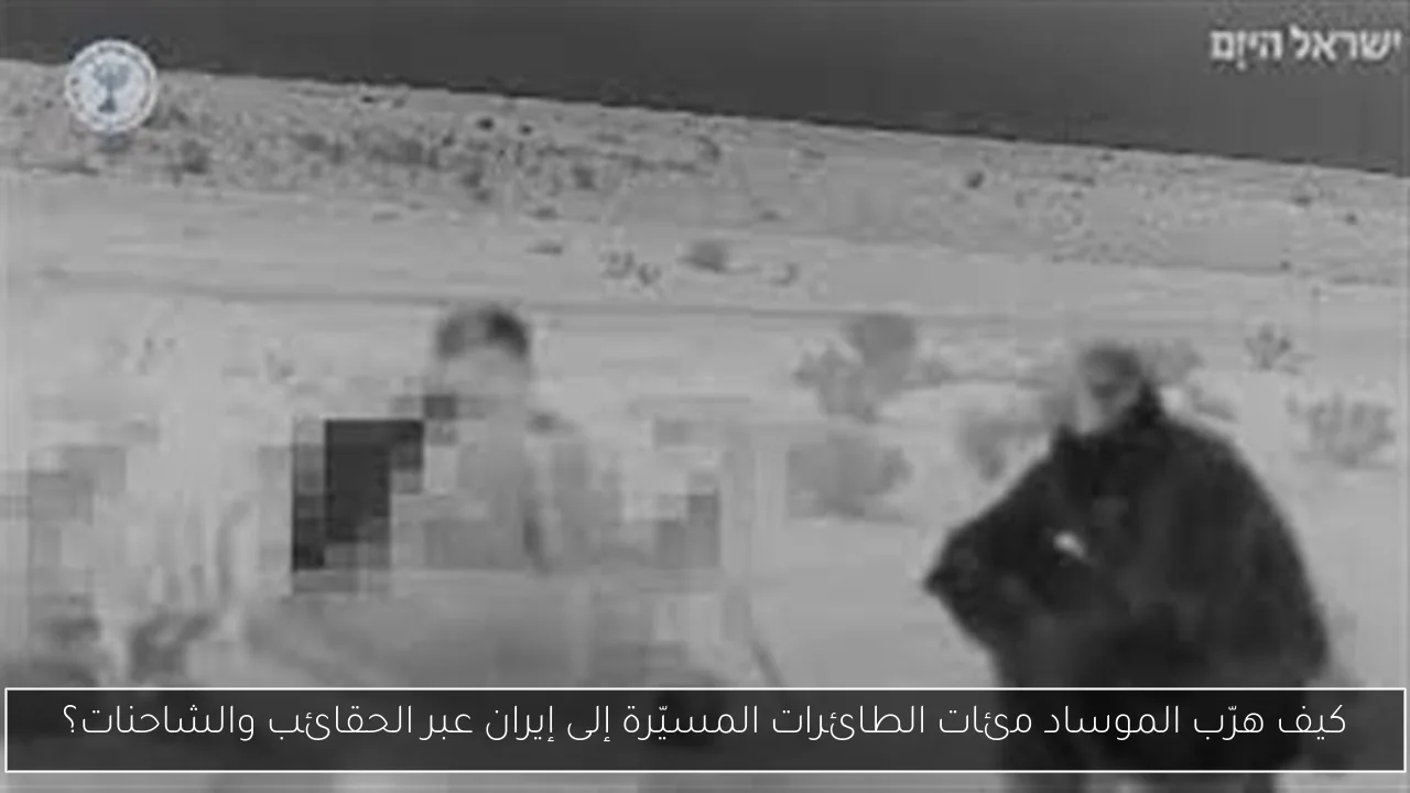 كيف هرّب الموساد مئات الطائرات المسيّرة إلى إيران عبر الحقائب والشاحنات؟