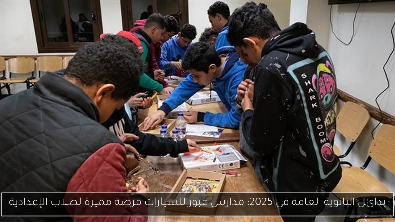 بدائل الثانوية العامة في 2025: مدارس غبور للسيارات فرصة مميزة لطلاب الإعدادية