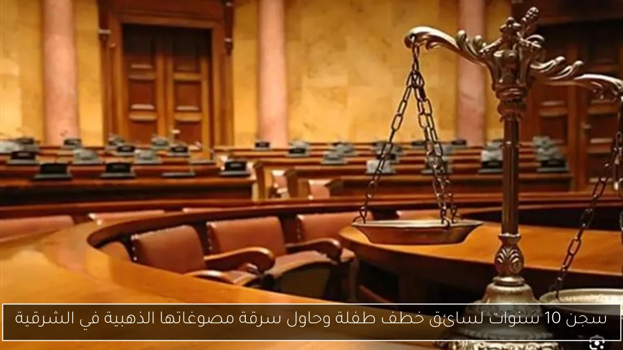 سجن 10 سنوات لسائق خطف طفلة وحاول سرقة مصوغاتها الذهبية في الشرقية
