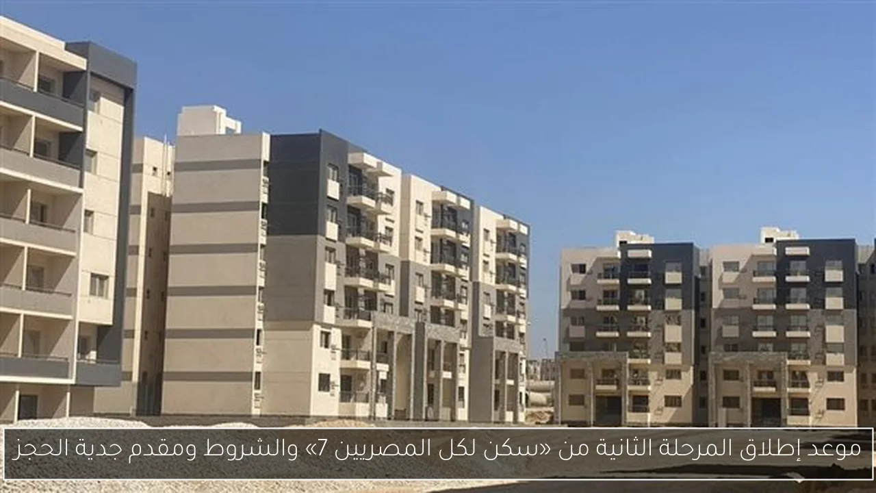 موعد إطلاق المرحلة الثانية من «سكن لكل المصريين 7» والشروط ومقدم جدية الحجز