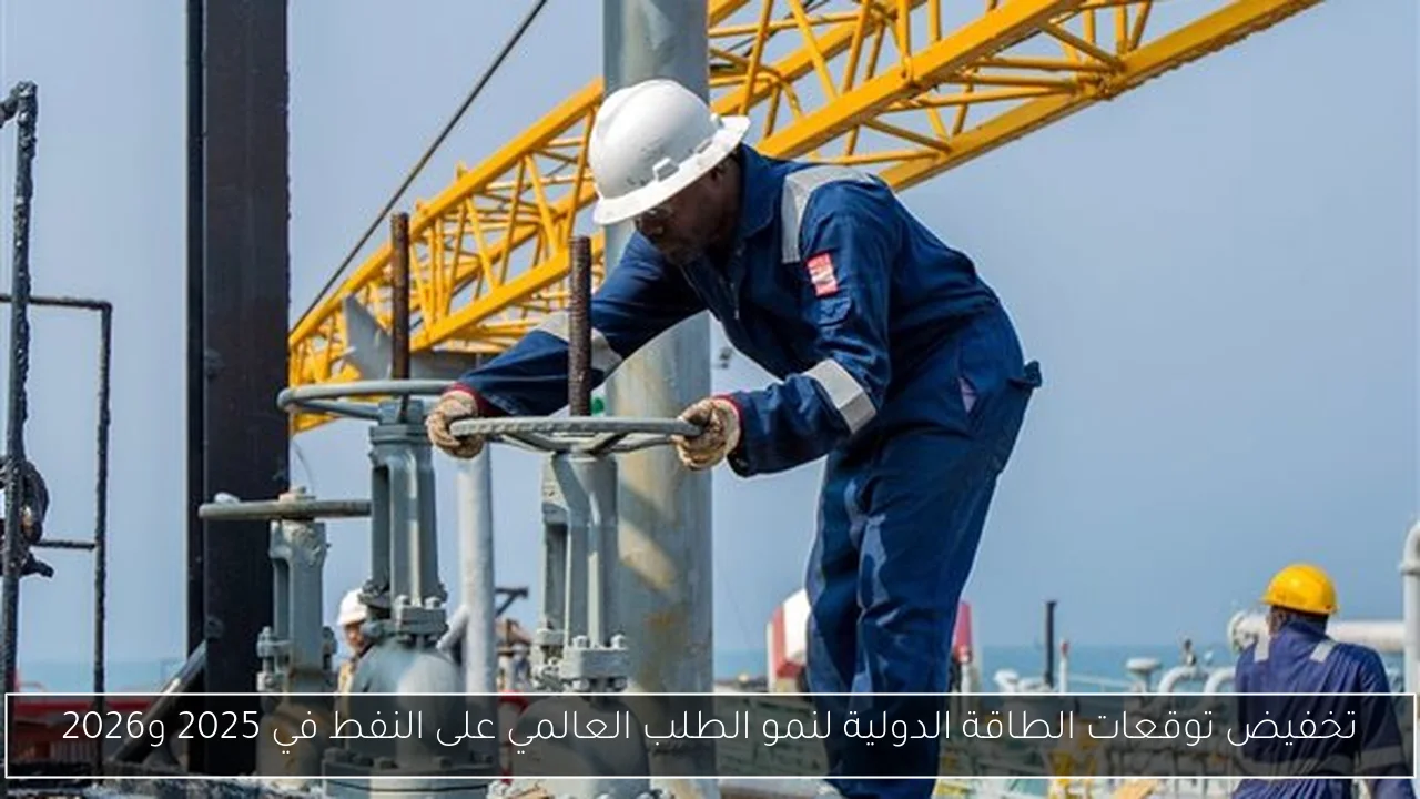 تخفيض توقعات الطاقة الدولية لنمو الطلب العالمي على النفط في 2025 و2026