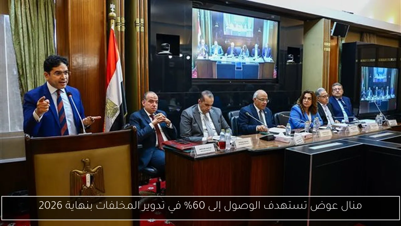 منال عوض تستهدف الوصول إلى 60% في تدوير المخلفات بنهاية 2026