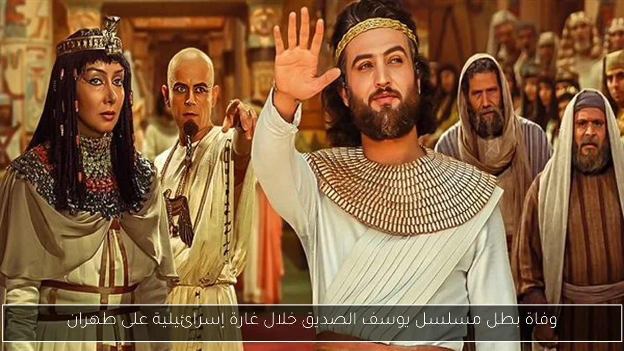 وفاة بطل مسلسل يوسف الصديق خلال غارة إسرائيلية على طهران