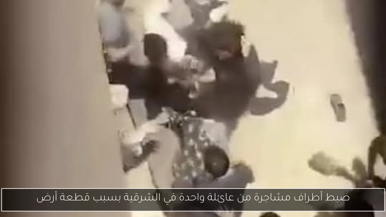 ضبط أطراف مشاجرة من عائلة واحدة في الشرقية بسبب قطعة أرض