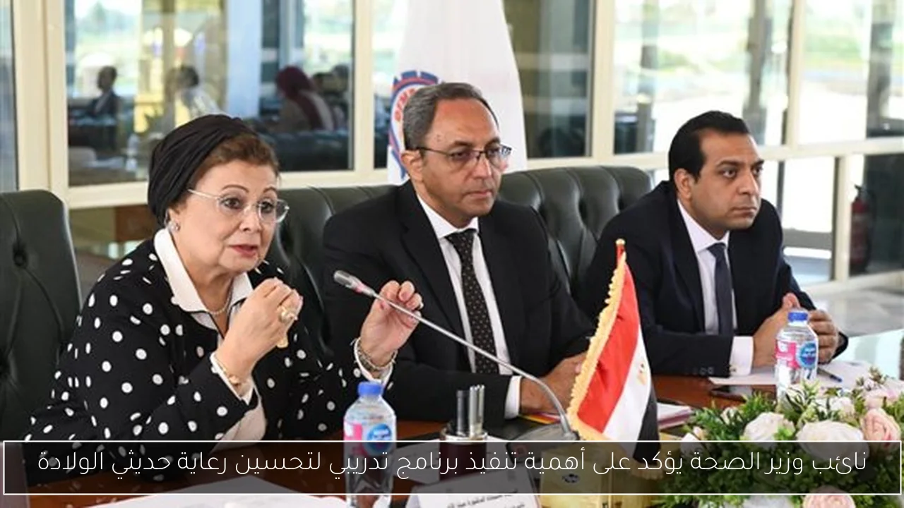 نائب وزير الصحة يؤكد على أهمية تنفيذ برنامج تدريبي لتحسين رعاية حديثي الولادة