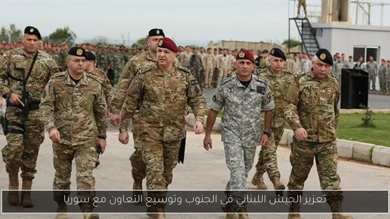 تعزيز الجيش اللبناني في الجنوب وتوسيع التعاون مع سوريا