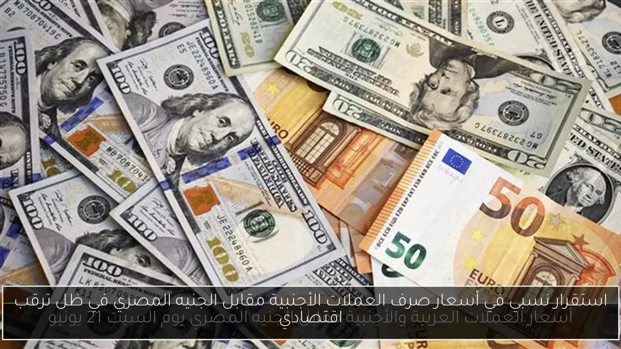 استقرار نسبي في أسعار صرف العملات الأجنبية مقابل الجنيه المصري في ظل ترقب اقتصادي