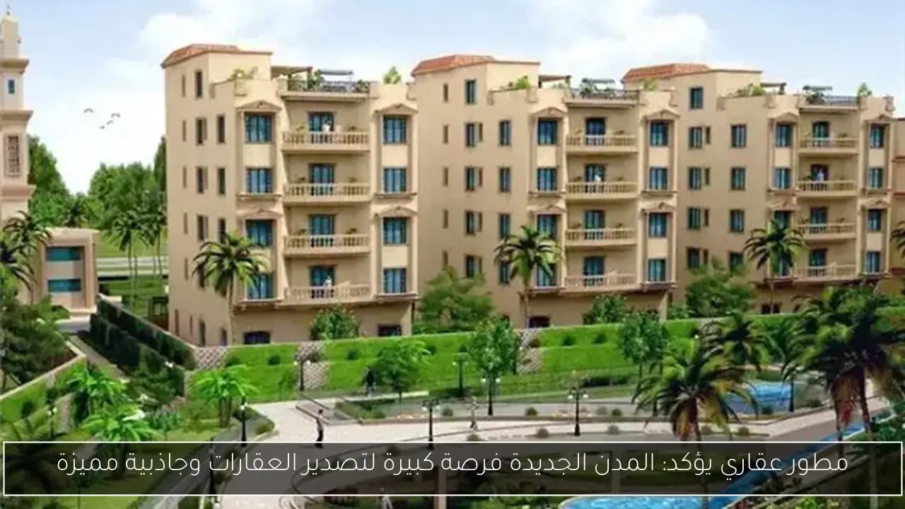 مطور عقاري يؤكد: المدن الجديدة فرصة كبيرة لتصدير العقارات وجاذبية مميزة