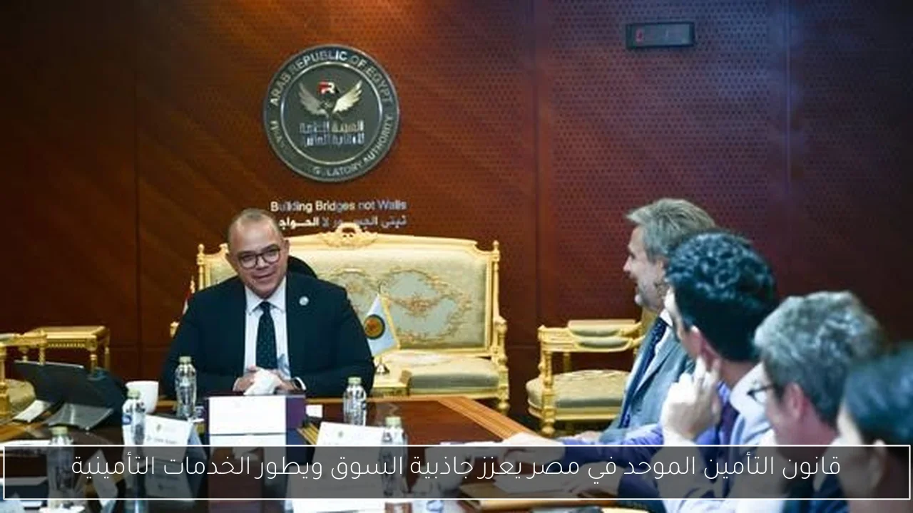 قانون التأمين الموحد في مصر يعزز جاذبية السوق ويطور الخدمات التأمينية