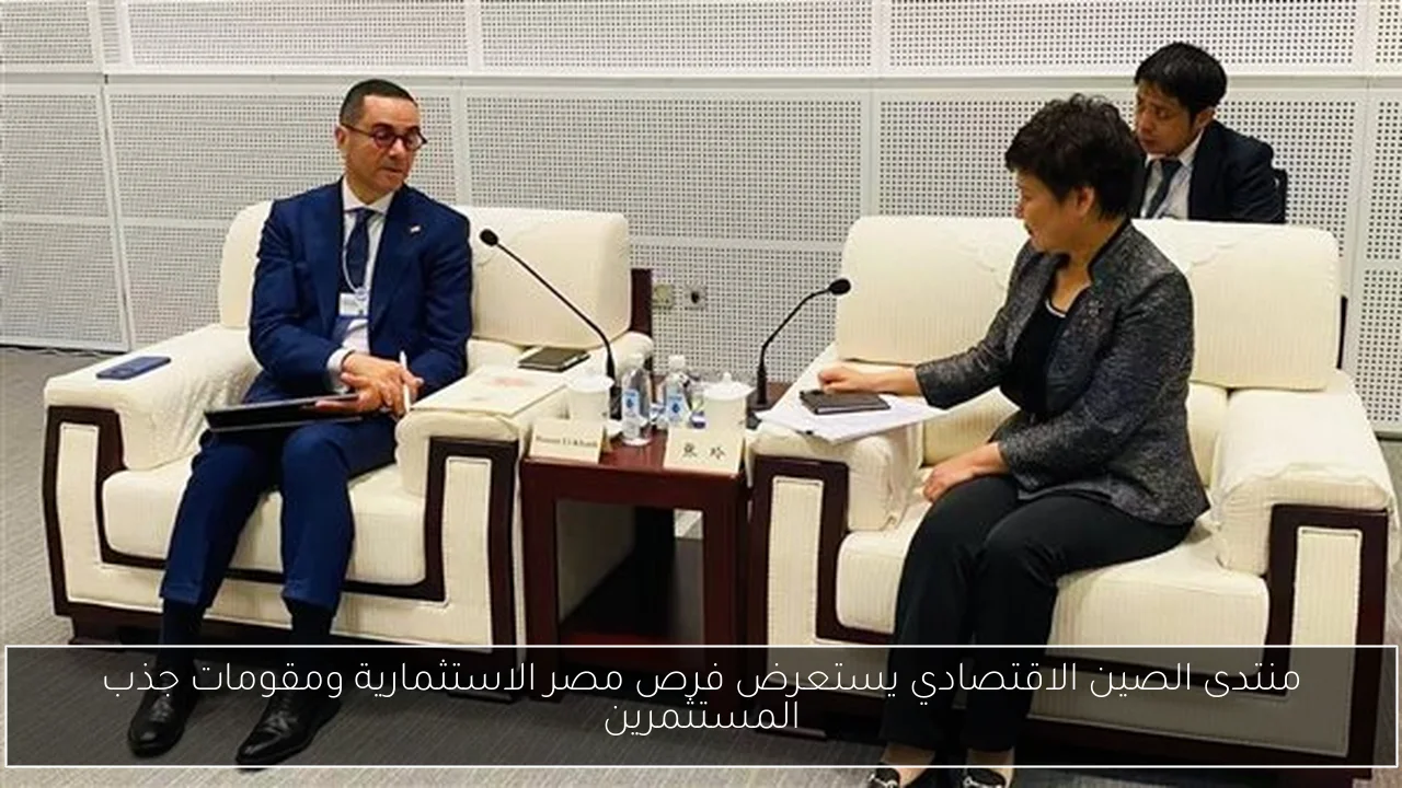 منتدى الصين الاقتصادي يستعرض فرص مصر الاستثمارية ومقومات جذب المستثمرين