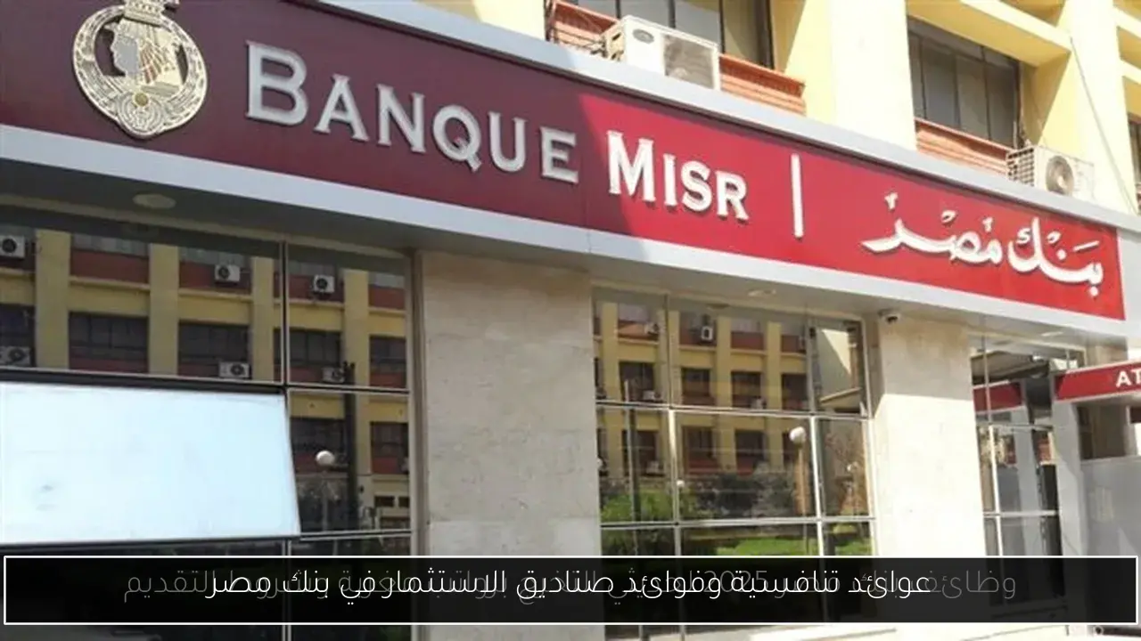 عوائد تنافسية وفوائد صناديق الاستثمار في بنك مصر