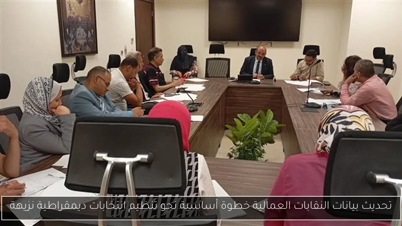 تحديث بيانات النقابات العمالية خطوة أساسية نحو تنظيم انتخابات ديمقراطية نزيهة