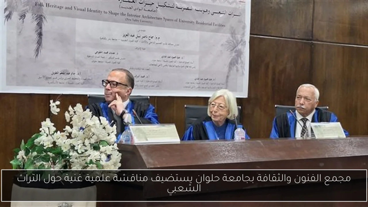 مجمع الفنون والثقافة بجامعة حلوان يستضيف مناقشة علمية غنية حول التراث الشعبي