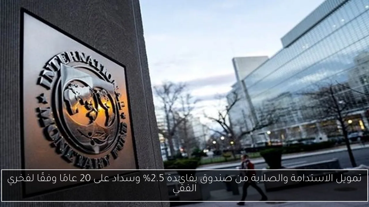 تمويل الاستدامة والصلابة من صندوق بفائدة 2.5% وسداد على 20 عامًا وفقًا لفخري الفقي
