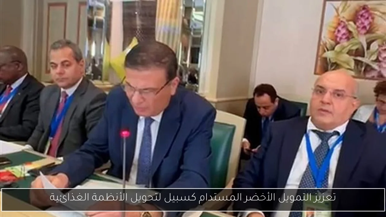 تعزيز التمويل الأخضر المستدام كسبيل لتحويل الأنظمة الغذائية