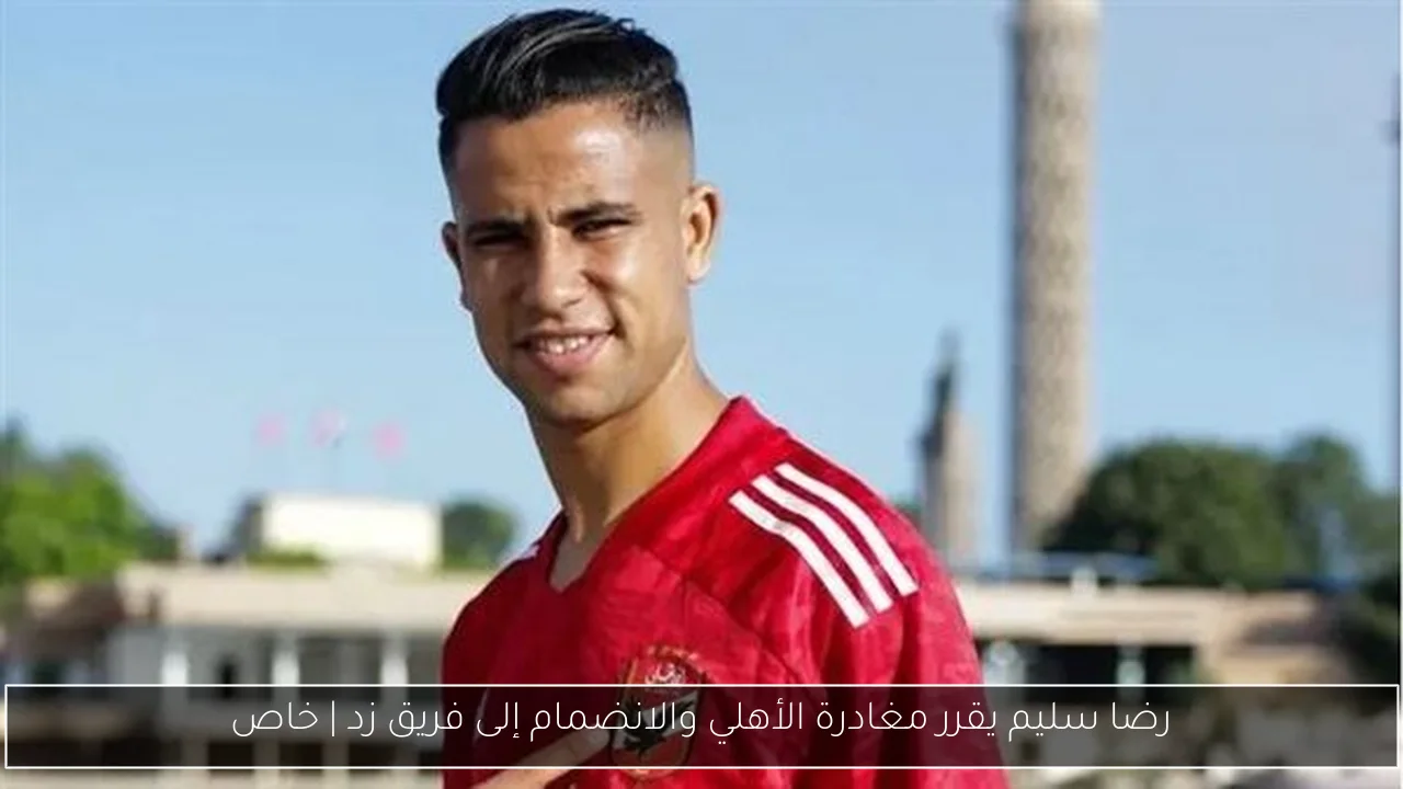 رضا سليم يقرر مغادرة الأهلي والانضمام إلى فريق زد | خاص